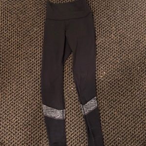 Lululemon Leggings with Mesh on Bottom